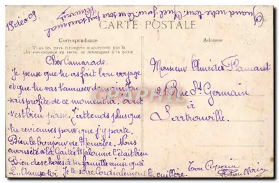 Saint-Malo — Côte d’Émeraude, avondeffect — anoniem uitgever, n° 437 — Achterkant