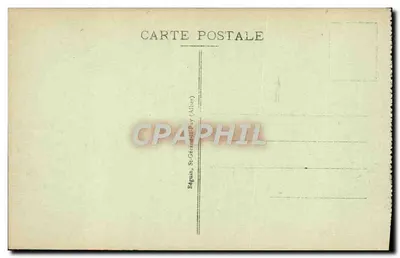 A Auvergne pitoresca — A estrada à saída do túnel — Chouvinny, nas gargantas da Sioule — Verso