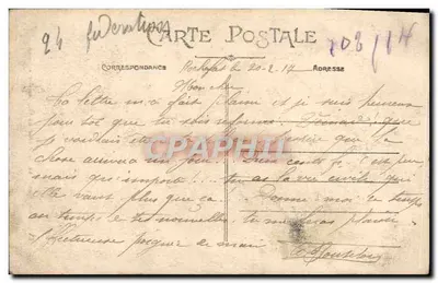 Rochefort-sur-Mer — Wnętrze Kościoła Najświętszej Maryi Panny — Zbiór Ch. Giambiasi — Rewers