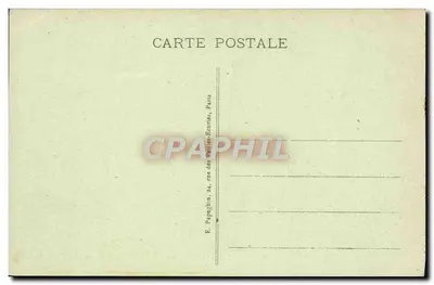 Paleis van FONTAINEBLEAU - Oude Kamer van Paus Pius VII - A.P. — Achterkant