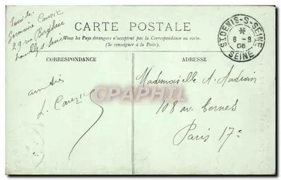 L'ABBAYE DE SAINT-DENIS — Tumba de Luis XII y de Ana de Bretaña — LL. n°36 — Reverso