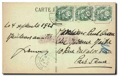 Cascades du Gour Bleu — Dolina Hérisson (Jura) — Piekne miejsca w Franche-Comté, n°1618 — Rewers