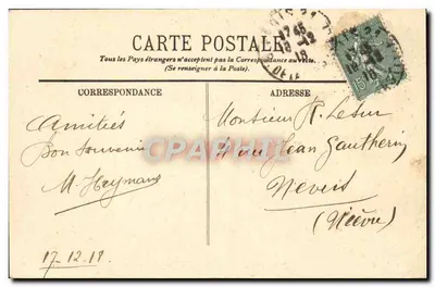 Paris — O Palácio do Luxembourg — LL. n° 158 — Verso