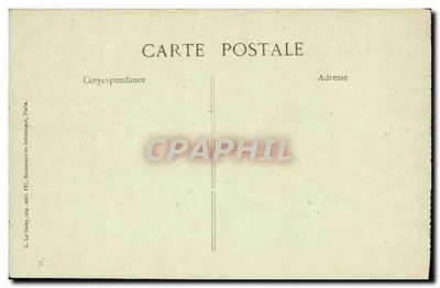 PARIS — Panorama tirado da Igreja de São Gervásio — C. Le Doley, Paris — Verso