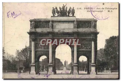 Paris — Arco do Triunfo do Carrousel — M.J. n°518