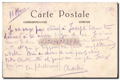 Paris — Arco do Triunfo do Carrousel — M.J. n°518 — Verso