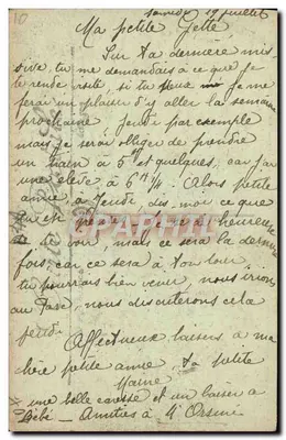 Podpis Pokoju Wielkiej Wojny — Versajles — Galeria Srebrnych Płytek — LL. — Rewers
