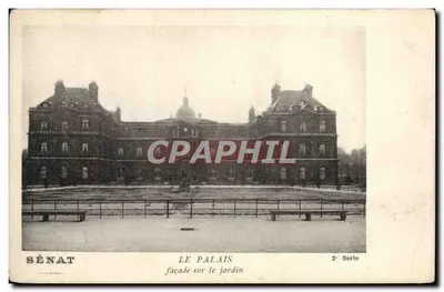 Palácio do Senado — fachada para o jardim — Senado, 2ª série