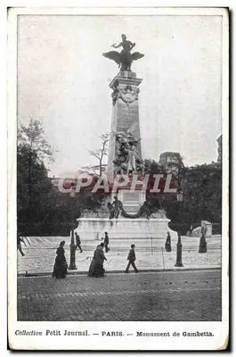 Monument de Gambetta — Paris — Collection Petit Journal