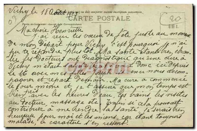 Vichy - Het Park - Zwanenplas — n°404 — Achterkant
