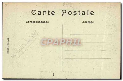 Zamek w Versailles — Salony Pokoju — Wydawca E. Verschaller, n° 244 — Rewers