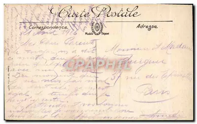 Vichy — Panoramiczny widok na Szpital Cywilny — G. Genillier, Wyd. — Rewers
