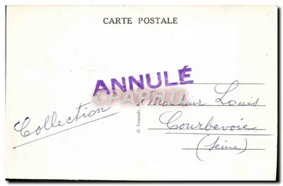 Dreux (E-et-L.) — Pasarela del Parque y Ábside de la Capilla de San Luis — G. Foucault, n°42 — Reverso