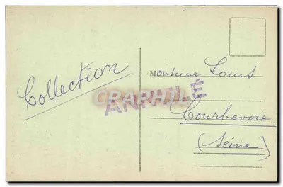 Aulnay (Ch.-Inf.) — Porta principal da Igreja — Editor H. Derdenu, St-Jean-d'Angély — Verso