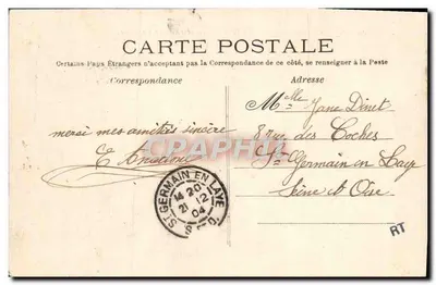 St-GERMAIN-en-LAYE — Perspektywa Terrusse — F.A. 6306 — Rewers