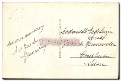 Royan - Les Rochers à Vallières — Édition des Nouvelles Galeries, Royan, n°188 — Verso