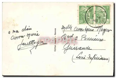 Sainte-Anne-d'Auray — Widok na kalwarię i klasztor — Wydawnictwo Mesny, nr 4046 — Rewers