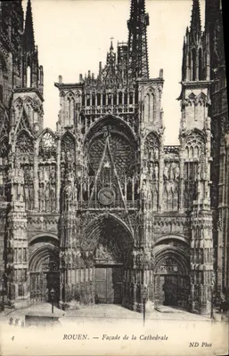Rouen — Façade de la Cathédrale — ND Phot, n°4