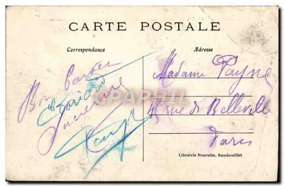 O Castelo de Rambouillet e o Esfinge — editor Livraria Nova, Rambouillet, n°19 — Verso