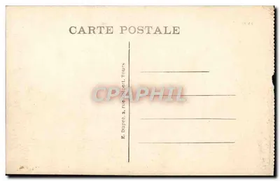 Chambord — O Castelo - Fachada Setentrional — A.P. — Verso