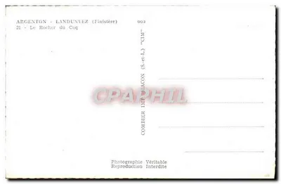 Argenton - Landunvez (Finistère) — Wyspa Kura — Combiér Drukarnia (S.-et-L.) — Rewers