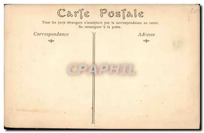Cartolina d'epoca Museo del Louvre Scuola Francese Parigi Eugène Fromentin Donne arabe al bordo del Nilo — Verso