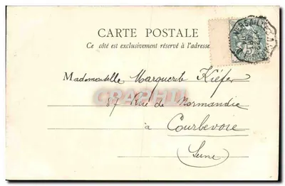 Pâre de Versailles — Os Banhos de Apolton — A. B. à Versailles — Verso