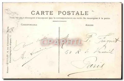 Trouville — A Ponte-Promenade — Editor Etoile, Paris, n°5 — Verso