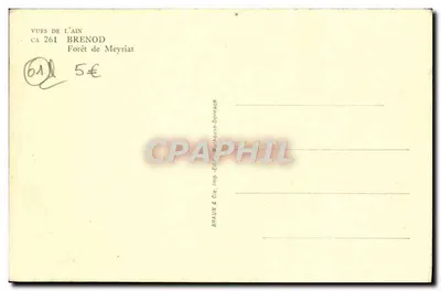 Las Meyriat — Brenod — Braun & Cie, Darnach — Rewers