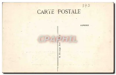 Loches — Castelo real (mon. hist.) — R. Dorange, Edit. Tours — Verso