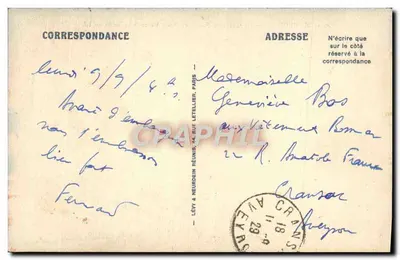 Marseille — O Quai dos Belges e a Nossa Senhora da Guarda — Lévy & Neurdein Réunis — Verso