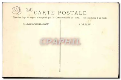 Bilhete postal antigo Vichy Novo Estabelecimento Termal — Verso