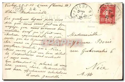 Vichy - Pавillon Sévigné — Allier — L. R. Vichy, nr 50 — Rewers
