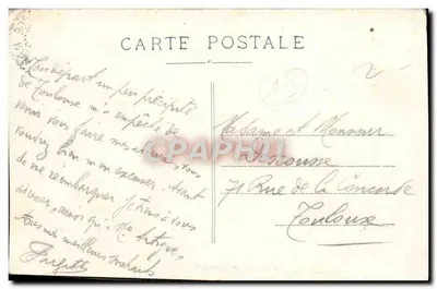 Marselha — A Corniche — Vallon de l'Oviol — EL. — Verso
