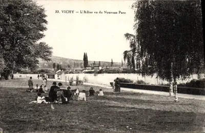 Vichy — O rio Allier visto do Novo Parque — Fot. Combier-Macon, n°33