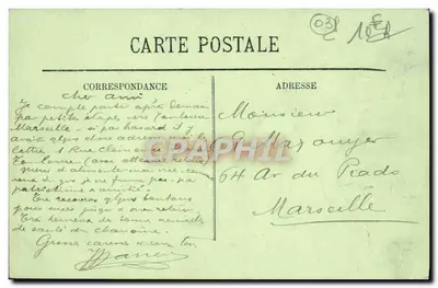 Vichy — Wejście do domu pani de Sivigné — LL n°107 — Rewers