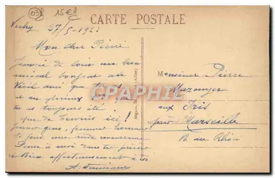 Vichy - Sobre o Parque - Uma Galeria Coberta — Ideal, n°606 — Verso