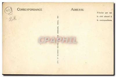 Vichy — Chalet Imperatora — Strona Parku — LL — Rewers