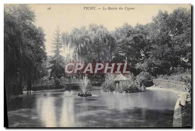 Vichy — Le Bassin des Cygnes — éditeur inconnu, n° 16