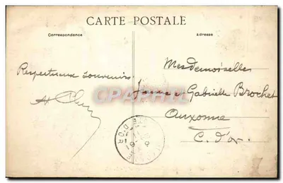 Marseille — Château d'If — L. M. — Verso