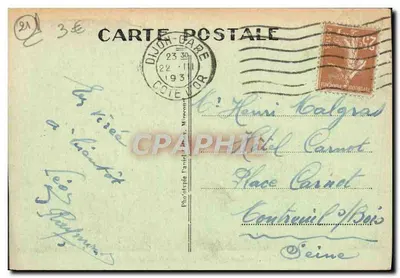 Dijon — ogólny widok z wieży Duków — D.D. nr 79 — Rewers
