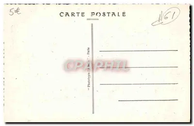 Castelo de Carrouges — Orne — XVᵉ e XVIIᵉ s — A Cour d'Honncur — Verso