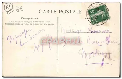 Floresta de BELLÈME - A Herse — Passeio ao redor do Lago — Marchand e Gilles, Lib., Mortagne — Verso