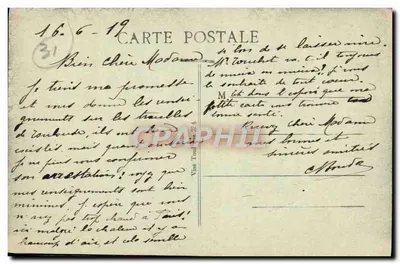 Toulouse — No Jardim das Plantas — Imp. edit., foto de arte, Toulouse — Verso