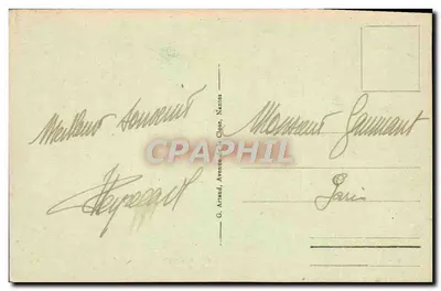 Toulouse — As margens da Garonne — editor G. Arnaud, n° 191 — Verso
