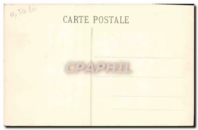 Monte Saint-Michel — Vista geral da Digue à Maré alta — Platinogravure L.L. Paris — Verso