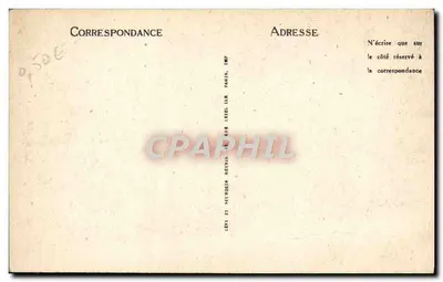 Louvières — Kościół. Szczegóły fasady. Garguliki — LL — Rewers