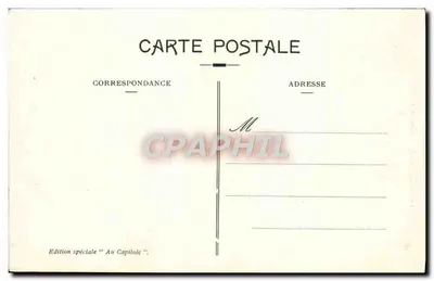 Toulouse — Hotel d'Assézat — Speciale uitgave 'Au Capitole' — Achterkant