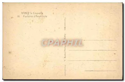 NANCY - Fontaine d'Amphitrite — V. Reader, Nancy, n°18 — Rewers