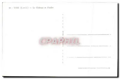 Usse (Indre) — Il Castello e l'Indre — Combier & Daaton — Verso